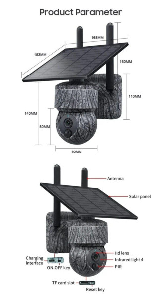 4K HD Solar Smart Camera