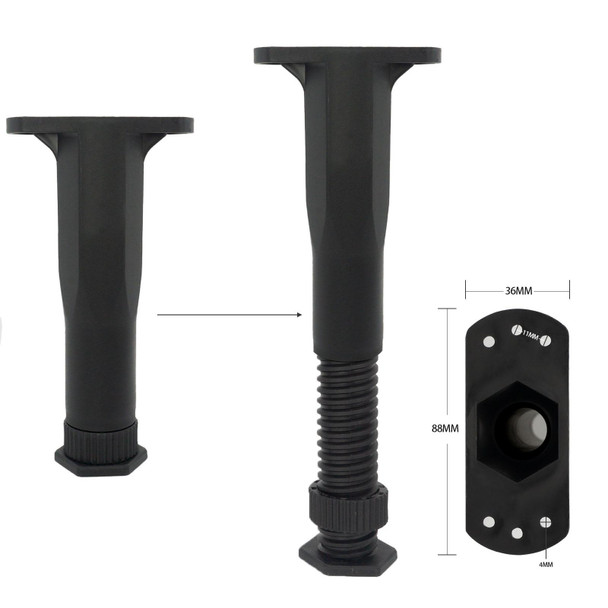 15-28cm Adjustable Underbed Beam Support Holder Retractable Furniture Booster Bracket