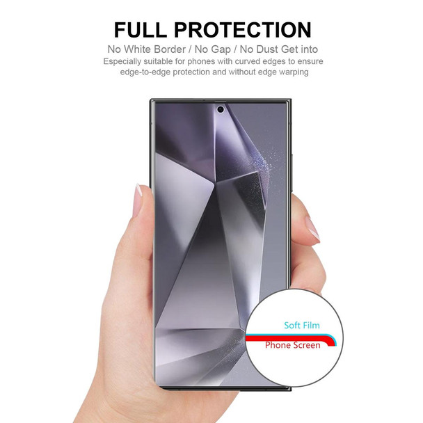 For Samsung Galaxy S24 Ultra 5G 5pcs ENKAY Hat-Prince Full Glue Coverage Soft Explosion-proof Hydrogel Film