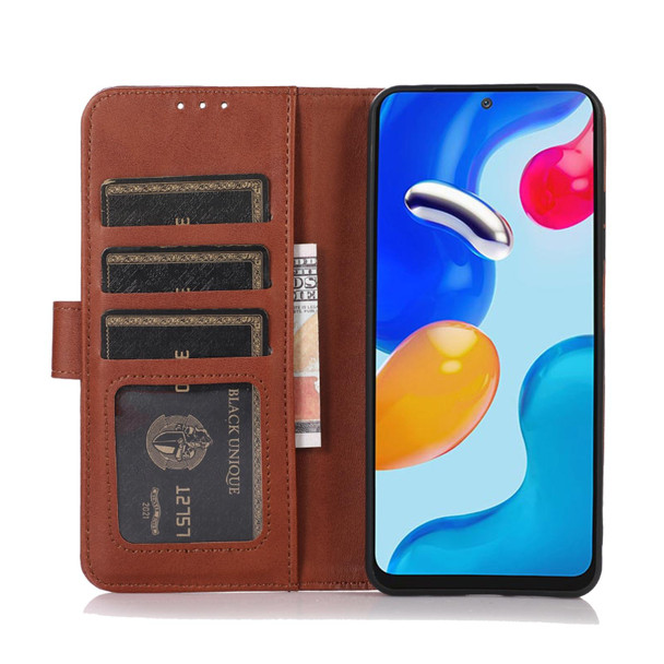 For Realme C67 4G Cow Texture Flip Leather Phone Case(Brown)