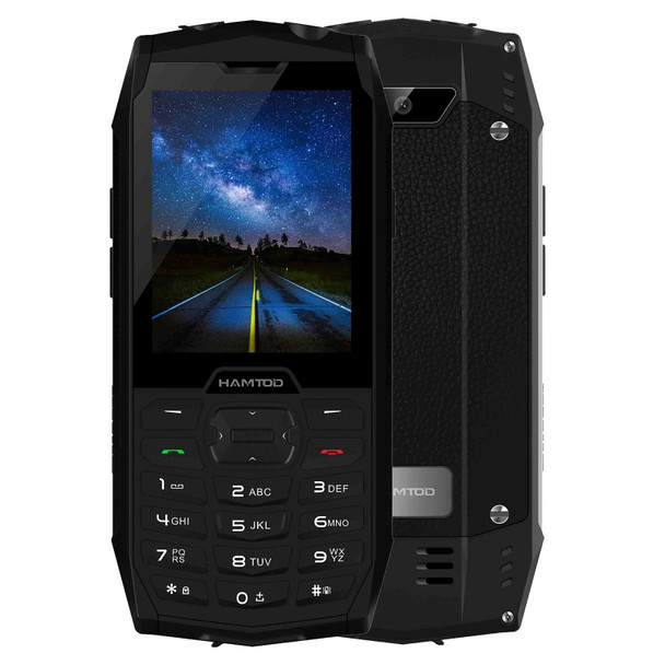 HAMTOD H3 Rugged Phone, EU Version, 2.8 inch T107 ARM CortexTM A7 Quad-core 1.0GHz, Network: 4G, VoLTE, BT, SOS(Silver)