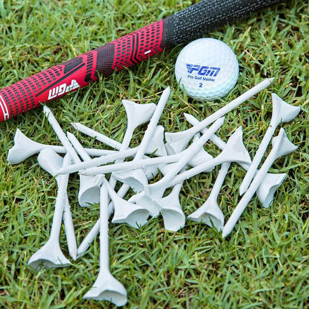20pcs /Box PGM QT031 83mm Golf Ball Tee 10 Degree Angled Ball Spike Aiming Arrow