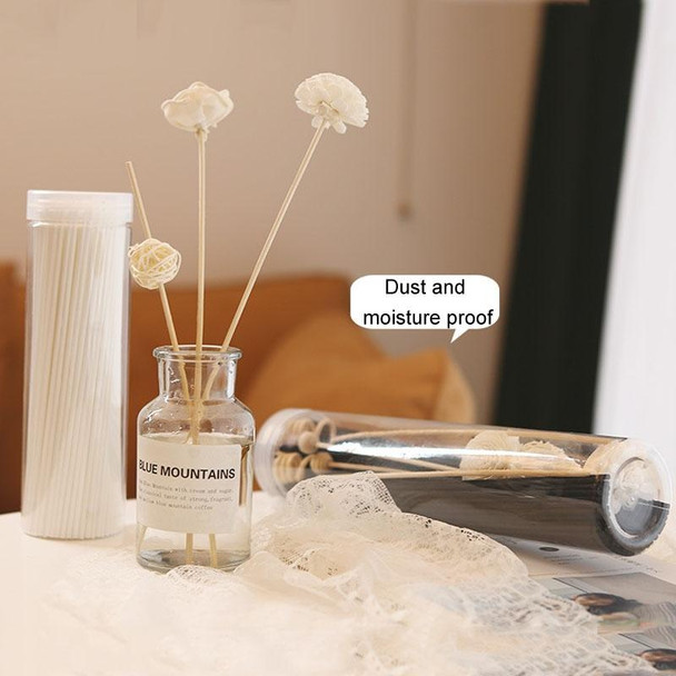 50pcs /Box 3mmx30cm Rattan Aromatherapy Stick Floral Water Diffuser Hotel Deodorizing Diffuser Stick(Wood Color)