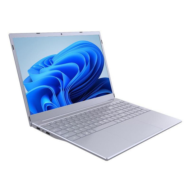 V8 15.6 inch Ultrathin Laptop, 16GB+256GB, Windows 10 Intel Jasper Lake N5095 Quad Core(Silver)