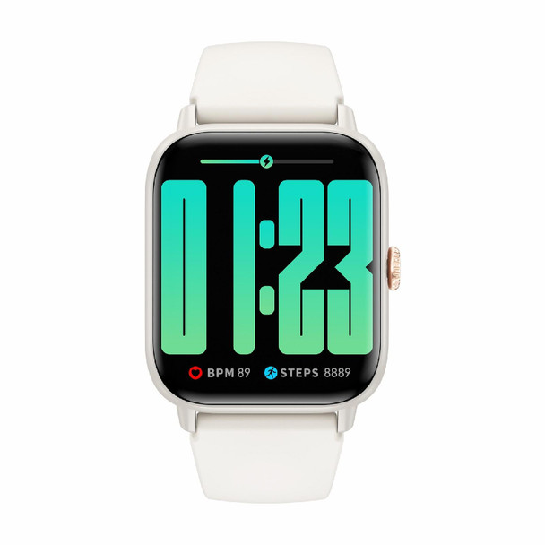 QS13 1.83 inch BT5.2 Smart Sport Watch, Support Bluetooth Call / Sleep / Blood Sugar / Blood Oxygen / Heart Rate / Blood Pressure Health Monitor(White)