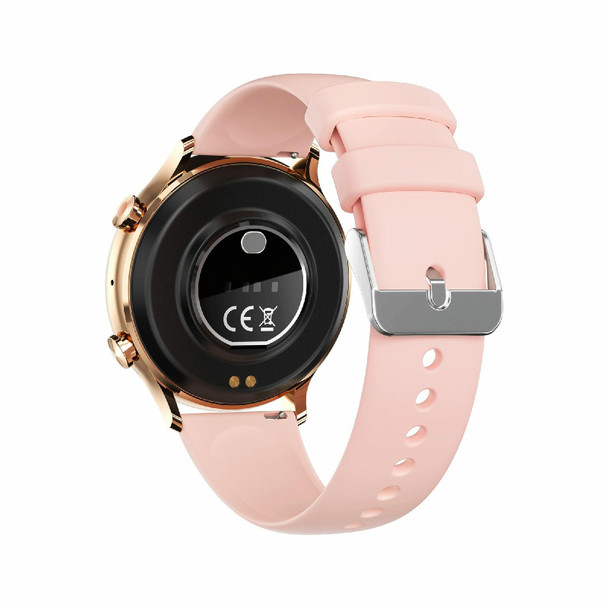 QS40 1.39 inch BT5.2 Smart Sport Watch, Support Bluetooth Call / Sleep / Blood Oxygen / Temperature / Heart Rate / Blood Pressure Health Monitor(Pink)
