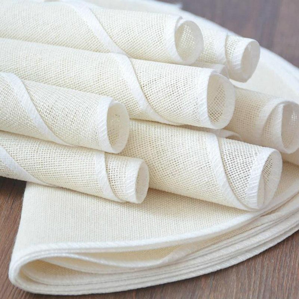 10pcs /Pack 32cm Thickened Non-stick Steamer Cloth Buns Cotton Gauze Matting Cloth(Sizing)
