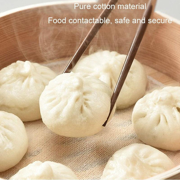 10pcs /Pack 36cm Thickened Non-stick Steamer Cloth Buns Cotton Gauze Matting Cloth(Encrypted)