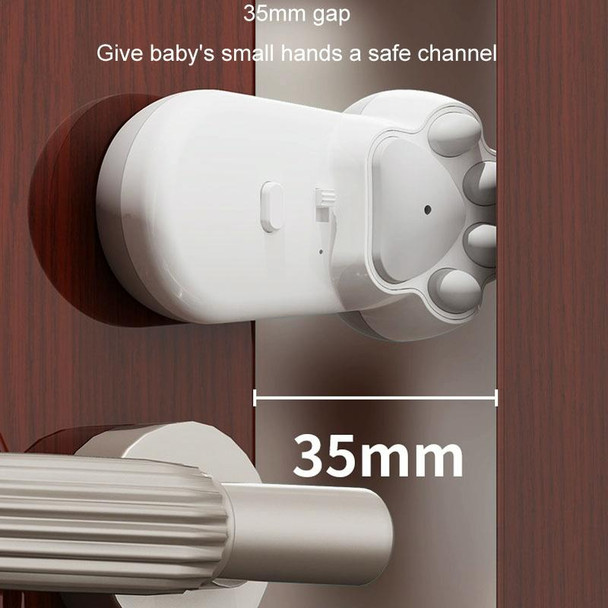 Baby Anti Clip Hand Door Stopper Automatic Blocker Child Safety Close Door Anti Collision Clip, Style: With Alarm