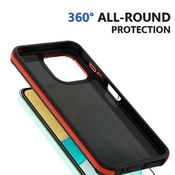 For ZTE Axon 50 Lite Dual-Color Shockproof TPU Phone Case(Orange)