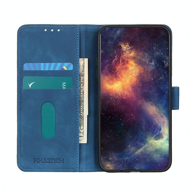 For Realme C67 4G KHAZNEH Retro Texture Leather Phone Case(Blue)