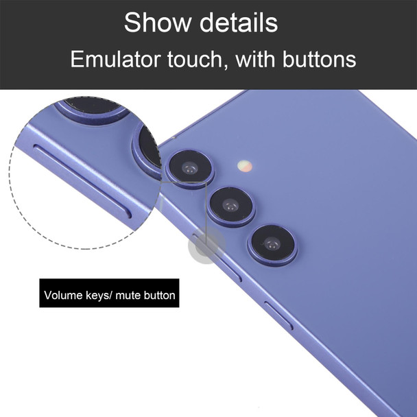 For Samsung Galaxy S24 5G Black Screen Non-Working Fake Dummy Display Model (Purple)