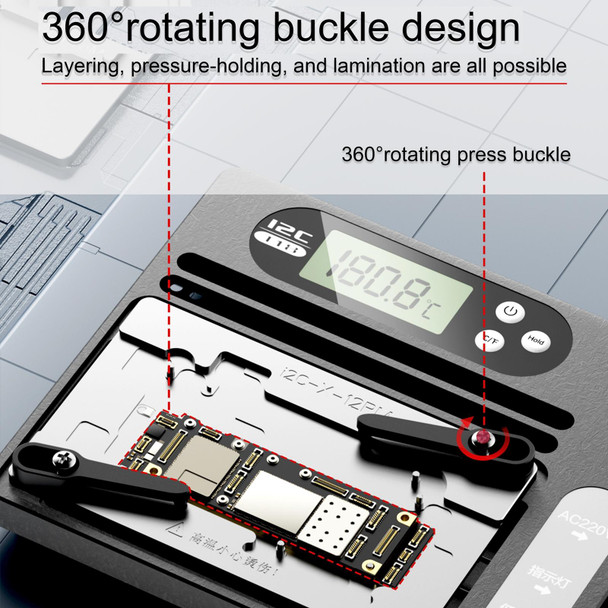 i2C T18 LCD Display PCB Motherboard Layered Desoldering Station For iPhone X-15 Pro Max, US Plug