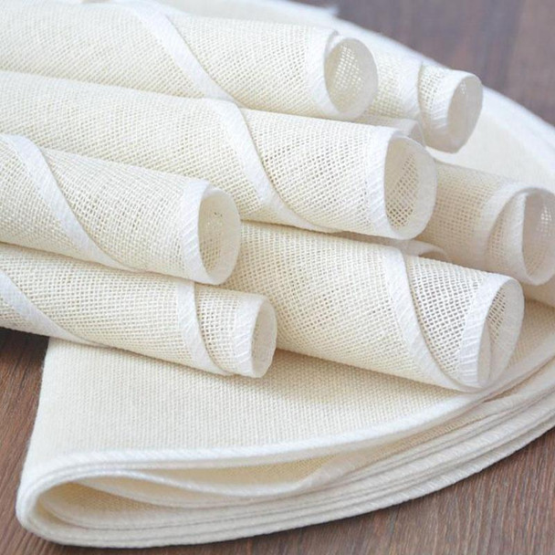 10pcs /Pack 28cm Thickened Non-stick Steamer Cloth Buns Cotton Gauze Matting Cloth(Sizing)