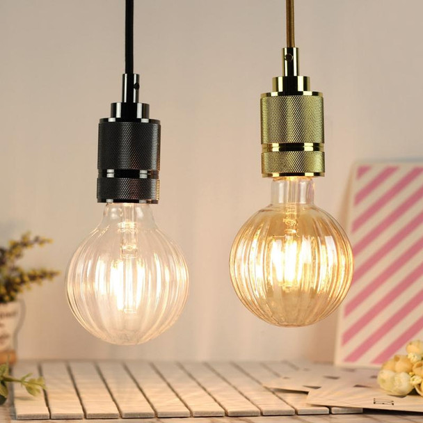 E27 Screw Port LED Vintage Light Shaped Decorative Illumination Bulb, Style: G95 Outer Pineapple Transparent(220V 4W 2700K)