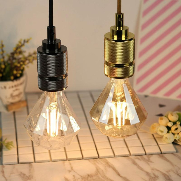 E27 Screw Port LED Vintage Light Shaped Decorative Illumination Bulb, Style: G95 Oblique Transparent(110V 4W 2700K)