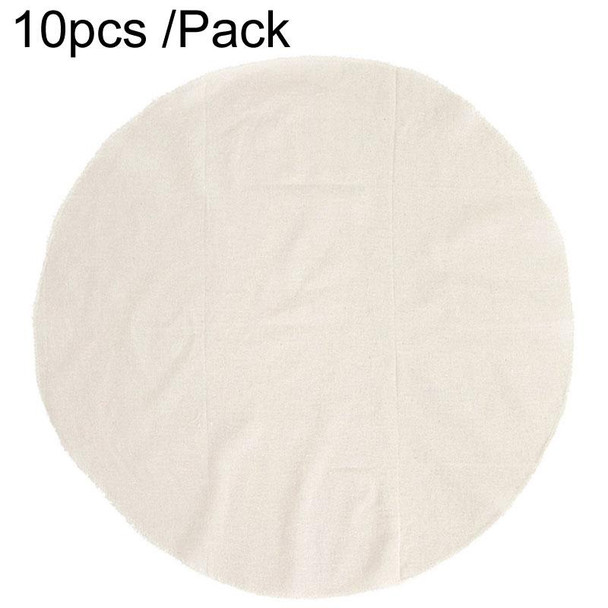 10pcs /Pack 28cm Thickened Non-stick Steamer Cloth Buns Cotton Gauze Matting Cloth(Encrypted)