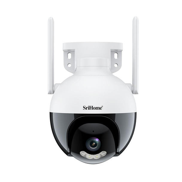 SriHome SH045 2MP DC5V IP66 Waterproof AI Auto Tracking Night Vision WiFi HD Camera(US Plug)