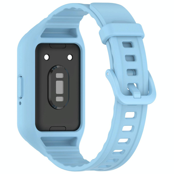 For Samsung Galaxy Fit 3 Integrated TPU Watch Band(Sky Blue)