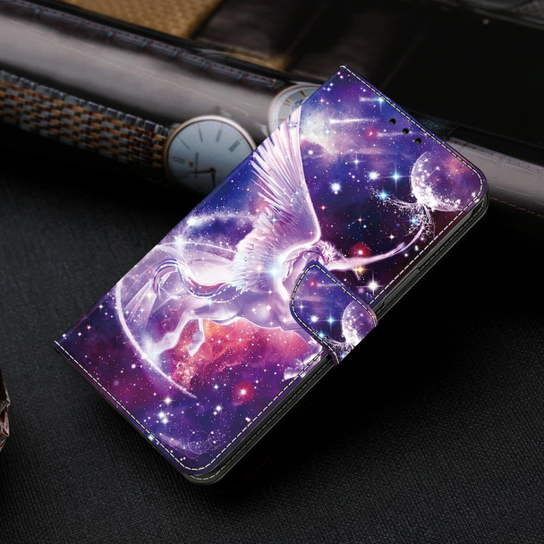 For Samsung Galaxy S24+ 5G Crystal Painted Leather Phone case(Unicorn)