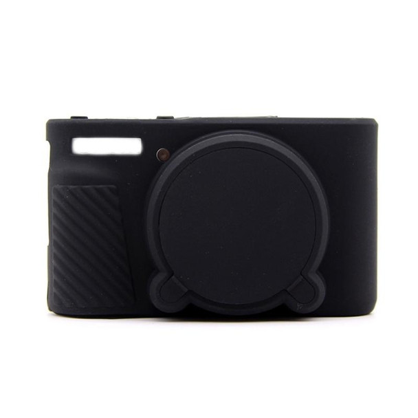 For Canon SX730/SX740 Soft Silicone Protective Case, Color: Black