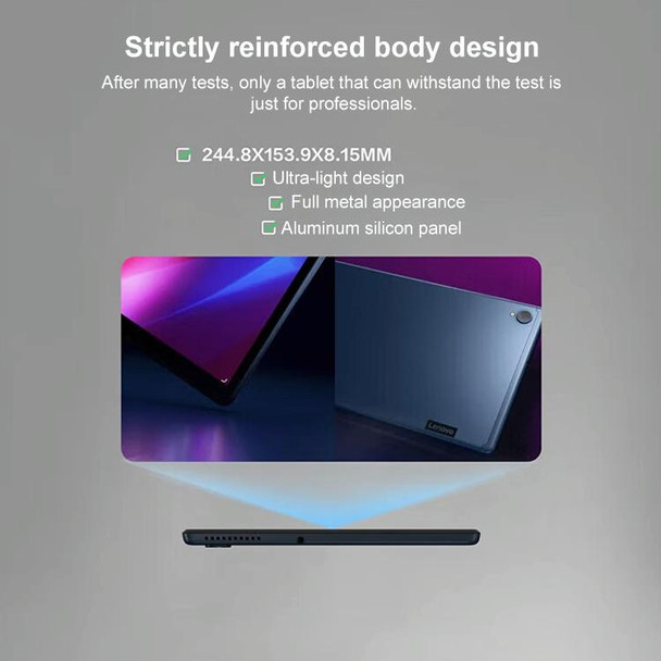 Lenovo K10 WiFi Tablet, 4GB+64GB, 10.3 inch Android 11, MediaTek Helio P22T Octa Core, Support Face Identification(Dark Blue)