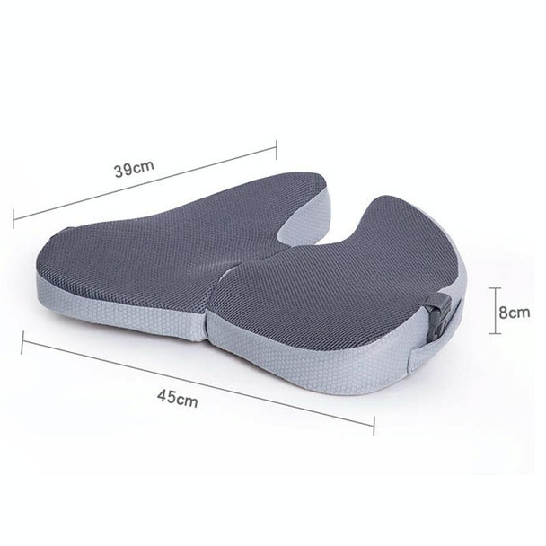 BEWALKER Foldable Travel Seat Cushion Memory Foam Breathable Chair Cushion(Navy)