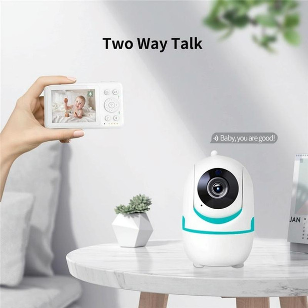 D031 2 Way Voice Built-in Lullabies Home Baby Security Camera 3.2-inch LCD Baby Monitor(US Plug)