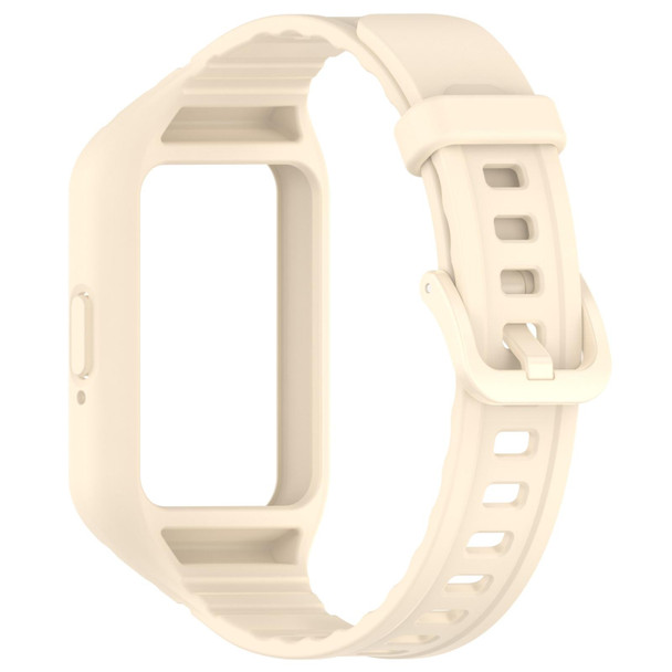 For Samsung Galaxy Fit 3 Integrated TPU Watch Band(Beige)