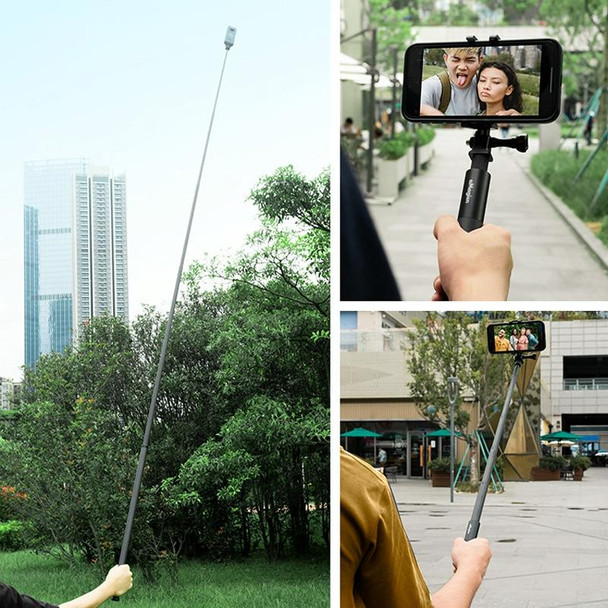 aMagisn 70cm Invisible Straight Pull Selfie Stick Sports Camera Accessories, Specification: Single Rod