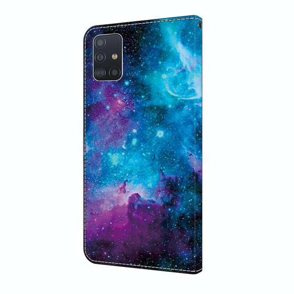 For Samsung Galaxy S20+ Crystal Painted Leather Phone case(Starry Sky)