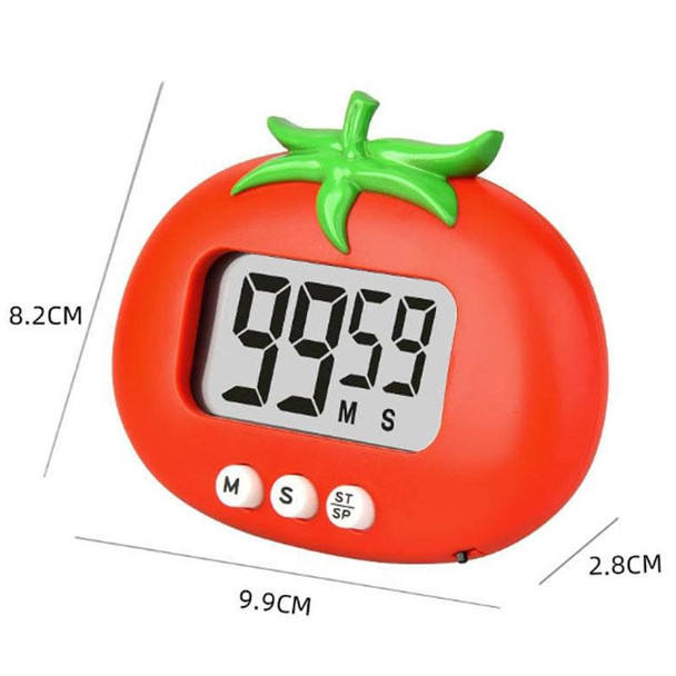 Cartoon Electronic Timer Magnetic Student Study Time Manager(RB800 Tomato Red)