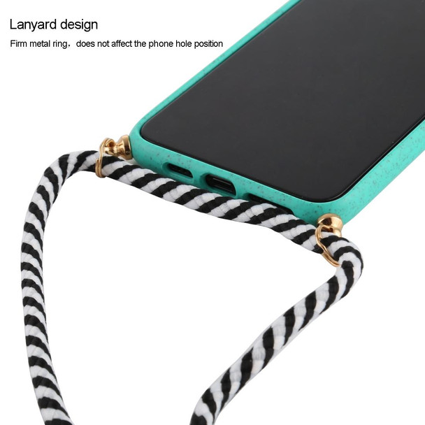 iPhone 11 TPU Anti-Fall Mobile Phone Case With Lanyard (Black)