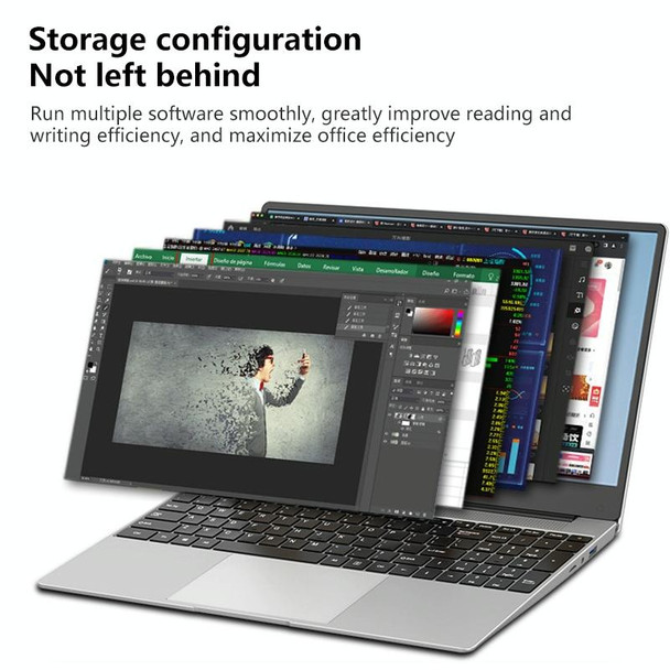 14 inch Laptop, 8GB+128GB, Windows 10 Home Intel Celeron J4105 Quad Core(Silver)