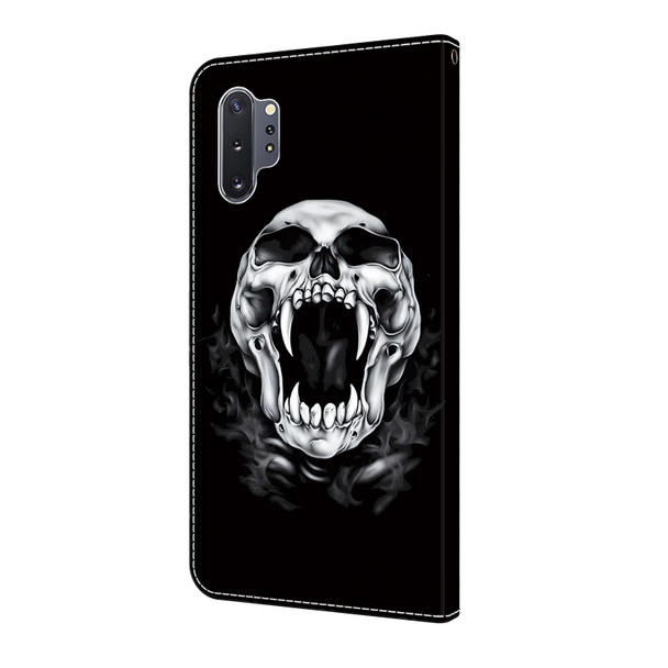 For Samsung Galaxy A32 4G Crystal Painted Leather Phone case(Skull)