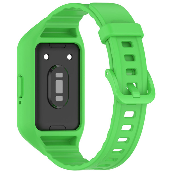 For Samsung Galaxy Fit 3 Integrated TPU Watch Band(Green)