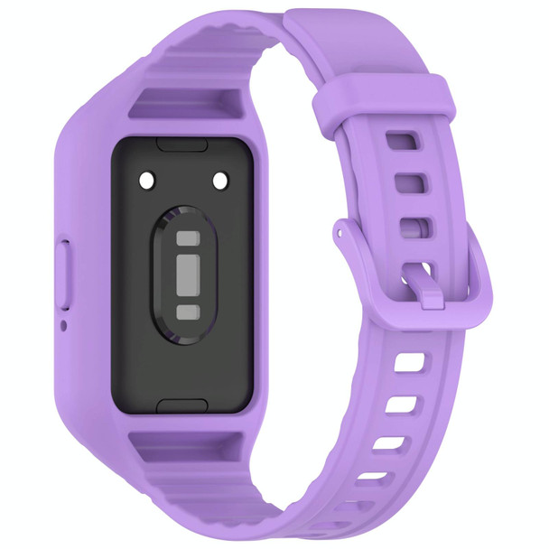 For Samsung Galaxy Fit 3 Integrated TPU Watch Band(Purple)