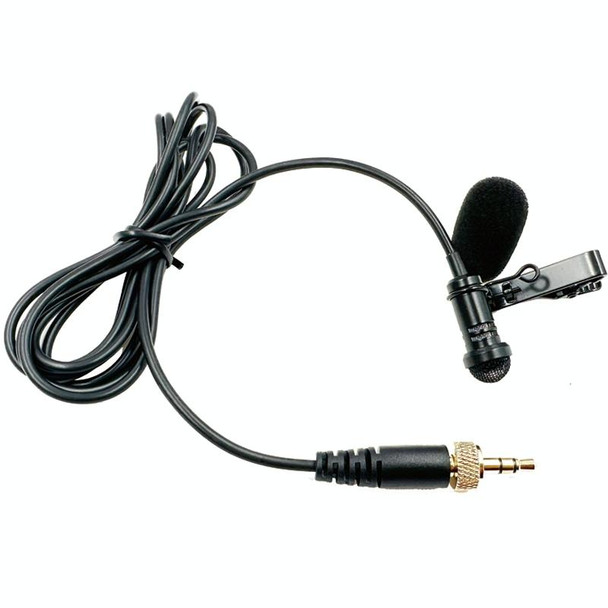 3.5mm Straight Internal Thread Plug Wireless Transmitting Lavalier Microphone, Length: 1.5m(Sponge Cover+Rabbit Fur Windproof Cover)