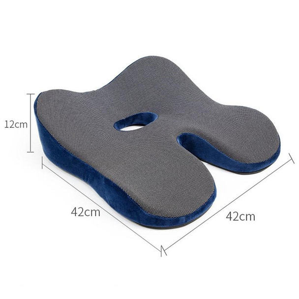 BEWALKER Memory Foam Chair Cushion Anti-Slip Office Hip Support Seat Cushion(Navy)