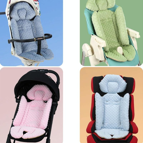 Baby Stroller Safety Cushion Cotton Cushion Baby Dining Chair Pad(Pink)