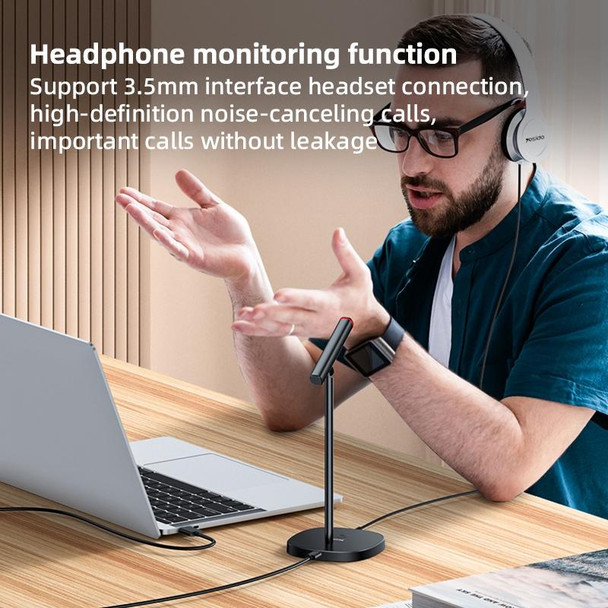 YESIDO KR18 360 Degree Omnidirectional Desktop Noise USB Canceling Microphone