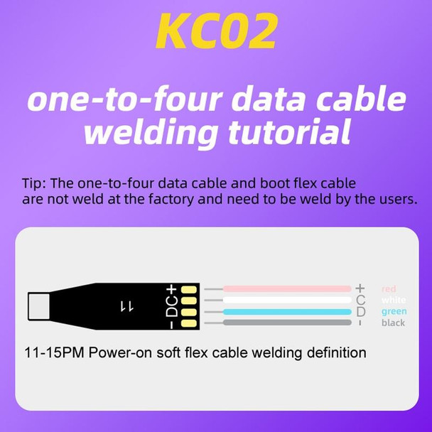 i2C KC02 Battery Data Repair Expansion Board Modifying Battery Efficiency for iPhone 11-15 Pro Max