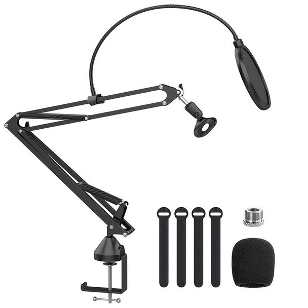 Desktop Foldable Live Condenser Microphone Gimbal Bracket