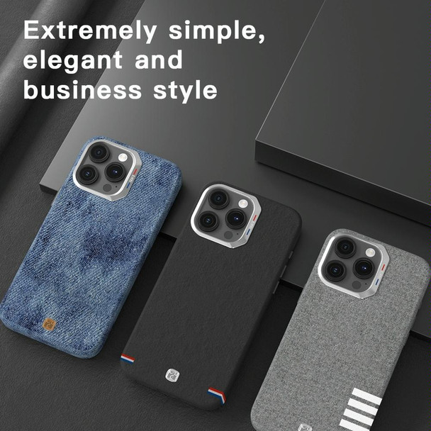 For iPhone 15 Plus TGVIS Vida Series MagSafe Magnetic Phone Case(Black)