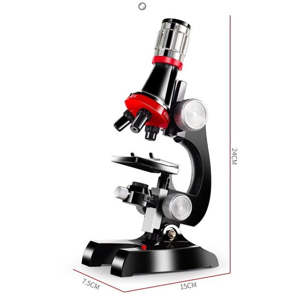 HD 1200 Times Microscope Children Educational Toys(Light Blue)