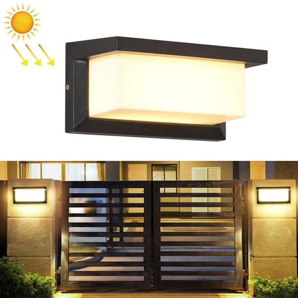 10W Outdoor Patio Wall Waterproof Solar Wall Light, Specification: 6000K