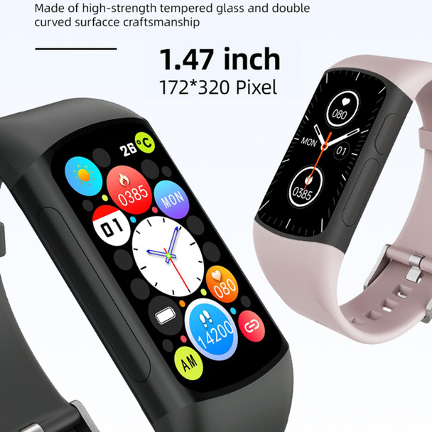 Spovan H7 BT5.3 IP67 1.47 inch Smart Sport Watch, Support Bluetooth Call / Sleep / Blood Oxygen / Heart Rate / Blood Pressure Health Monitor(Orange)