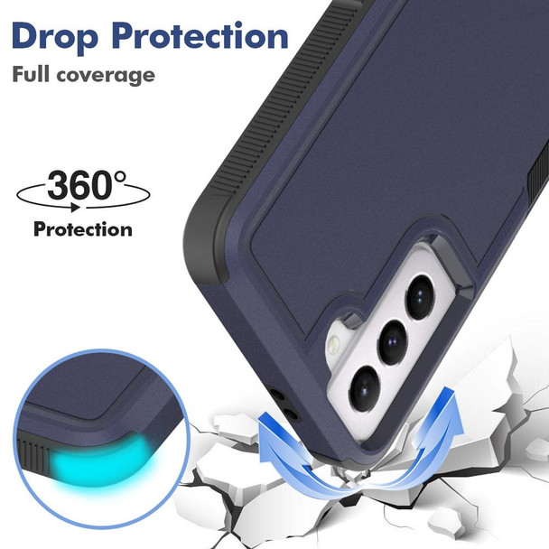 For Samsung Galaxy S21 5G 2 in 1 PC + TPU Phone Case(Dark Blue)