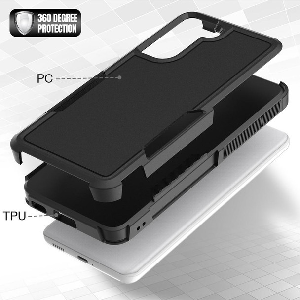 For Samsung Galaxy S21 5G 2 in 1 PC + TPU Phone Case(Black)