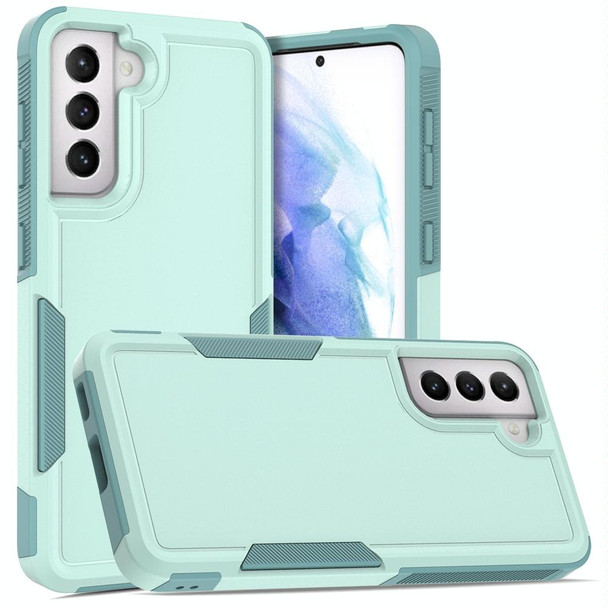 For Samsung Galaxy S21 5G 2 in 1 PC + TPU Phone Case(Light Green)